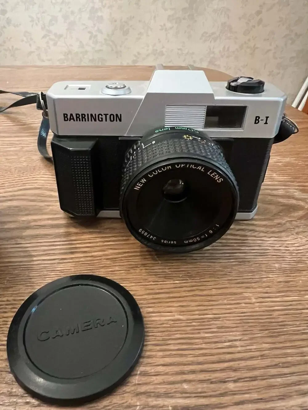 Barrington B-I 35mm Film Camera with 50mm Lens and Case